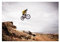 The Art Stop Sport Mountain Bike Jump Sky Big AIR Framed Print F12X6428