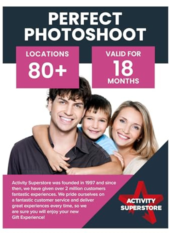 Activity Superstore Perfect Photoshoot Gift Experience Voucher - 100+ Options