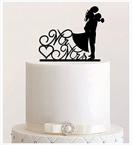 5069 Décoration de gâteau en acrylique Noir