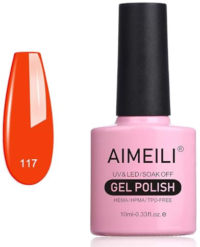 AIMEILI UV LED Gellack ablösbarer Gel Nagellack Gel Polish - Lilium Pumilum (117) 10ml