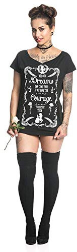 Die Schöne und das Biest - Damen Oversize Shirt - All Your Dreams (Schwarz) (S-L) (M)