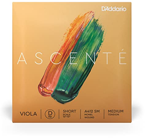 D'Addario Ascenté Viola Strings - A412 SM - Medium Tension - D String - Short Scale