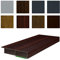 NOBILY Fenster/PVC Deckleiste Flachleiste Fensterleiste 30mm Breite x 7mm Höhe mit Überstand für Wandabschluss inkl. Schaumklebeband farbig - Länge 1950mm - Farbe Mahagoni