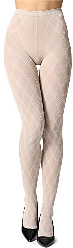 Bellivalini Collant Lingerie Femme 100 DEN BLV-1113 (Gris, L)