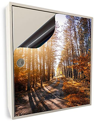 Stromkasten Magnet Bild Deko Stromverteiler Sicherungskasten Motiv Wald, Stromkasten Höhe:100 cm, Stromkasten Breite:30 cm
