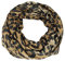 irisaa Damen Schal, Loop Schlauchschal leichter mit Leopard Muster, Halstuch Rundschal Loopschal für Frühling Herbst Ganzjährig, Schals Farbe 2019:Leopard Camel