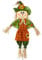 GANAZONO Ernte Vogelscheuche Deko Aufsteller Vogelabwehr Stehende Strohpuppe Dekofigur Gartenstecker Beetstecker Herbst Deko Figur Halloween Dekoration für Herbst Thanksgiving Zuhause Garten