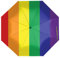 TropicalLife Reise-Regenschirm LGBT Pride Regenbogen Muster Automatisches Öffnen/Schließen Regenschirm Tragbarer UV-Schutz Winddicht Faltschirm, multi, Einheitsgröße