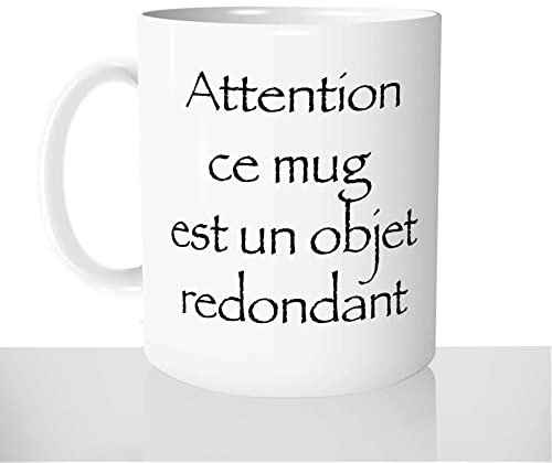 Mug-Cadeau Objet Redondant - Tasse Café Thé Idée Cadeau Original Kaamelott Perceval Karadoc - Noël Anniversaire