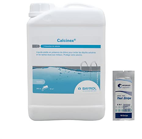 BAYROL CALCINEX - 3L | Anti-Calcaire + 10 Tests HPS OFFERTS 6 en 1