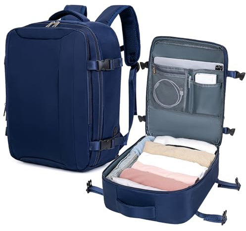 Cabin Bag 45x36x20 for New Easyjet, Underseat Cabin Luggage Bags Carry on Travel Backpack Cabin Size for Airplanes, 30L Hand Luggage Case Suitcase Water Resistant Laptop Backpacks