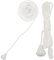 SHENLONG 2pcs Replacement Cord Pull for Ceiling Switch,Nylon Pull Cord Light Switch Bathroom Light Pull Cord,1.5m Light Pull Cord String with Connector for Ceiling Switches Bathroom Bedroom(white)