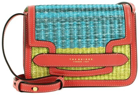 The Bridge Lucrezia Wow - Umhängetasche 21 cm verde/blu/azzurro