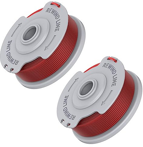 Rasentrimmer Fadenspule,2 Stück Φ1.6mm 9.14m 5306-20 Ersatz Spule Linie,Nylon Spulen für Gardena Turbotrimmer SmallCut 300 Turbotrimmer Art 8844 & Art 8845 Rasentrimmer