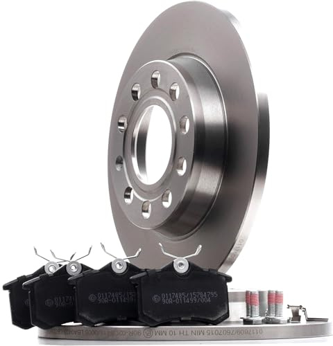 STARK Bremsen Satz Hinten 255mm Bremsscheiben und Beläge Komplett für VW PASSAT Variant (3B6) PASSAT Variant (3B5) PASSAT (3B3) PASSAT (3B2) für OPEL Astra J GTC (P10) für AUDI A4 Avant (8ED, B7)