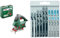 Bosch-Stichsäge PST 9500, 620 Watt elektrische PEL + Bosch Professional 10tlg. Stichsägeblatt Set Basic for Wood and Metal (für Holz und Metall, Zubehör Stichsäge)