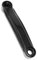 IBK Braccio Pedivella Nera 170mm per Bici Sinistra, Foro Quadrato, Ricambio Universale Nero Gamba Pedali per Bicicletta da Strada, Perno Quadro, Mountain Bike, City Bike
