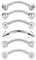 LYITZW 6 Stück Piercing Augenbrauen 8mm, Pierc ing Curved Barbell, Rook Pi ercing Ohr, Piercin g Schmuck, Rook Pi ercing Herz Mond Schmetterling Blume, Pier cing Stecker für Damen Herren