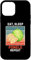 Hülle für iPhone 12 mini Pomelo Repeat Vintage Pomelo Lover im Retro-Look „Eat, Sleep“