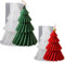Junhui 2 Stück Weihnachtsbaum Kerzen Silikonformen, DIY Silikonform Kerzen-Gießen Formen, 3D Weihnachtsbaum Kerzengießformen Epoxy-Formen für Duftkerze, Weihnachtsgeschenke, Handgefertigte Seife