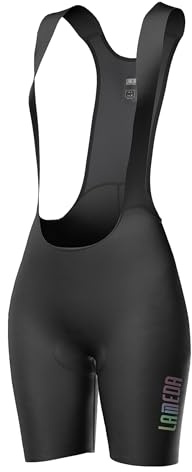 LAMEDA Salopette Ciclismo Donna con Fondello 3D Pantaloncini Ciclista con Bretelle da Bici da Strada Pantaloncini MTB Asciugatura Rapida Trasapirante