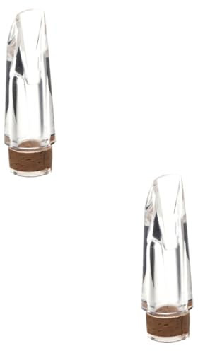 Mikinona 2stücke Transparentes Klarinettenmundstück Für Klarinette Hochwertiges Material Für Klarinettenliebhaber