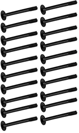 20Pcs Carbon Steel Case Fan Anti Noise Reducing Vibration Long Screws for Pack Case Fan CPU Fan
