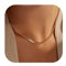BodyBonita Goldkette Damen Verschluss Kette Silber 925 Damen 14 Karat Gold Schmuck DüNne Schlichte Kubanische Kette AnlaufgeschüTzt 18 Zoll
