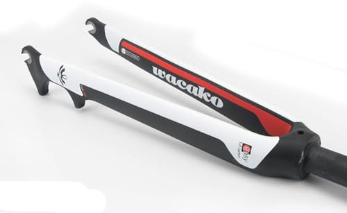 Bike Rigid Fork 700C Road Bikes Forks 28.6MM 1-1/8 Straight Tube Disc Brake Bikes Hard Fork Carbon Fiber Bikes Front Forks Quick Release 9 * 100MM QR(Matt Black B)