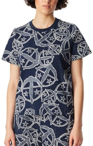 Schiesser Damen Schlafanzugoberteil Shirt Kurzarm - 183234