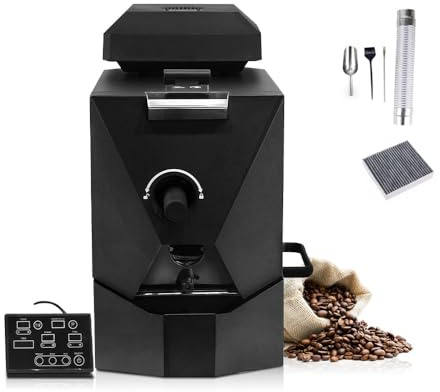 iBLENDAR Tostador eléctrico de granos de café comercial, modelo básico, tostador de granos de café con filtro de humo