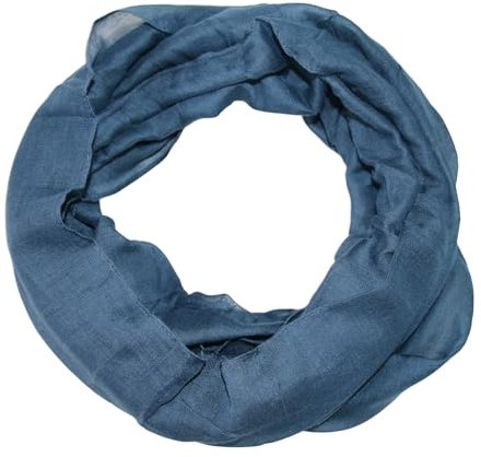 beybey® Basic Damen Loopschal aus Viskose & Baumwolle und in vielen Farben. Perfekte Geschenkidee! (petrol)