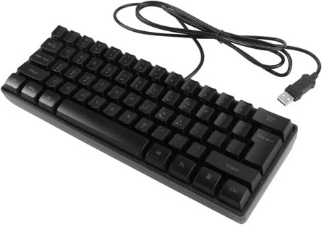 ELAYARD Keys Gaming Keyboard Rgb Backlit Office Keyboard Ergonomic Design Full Key Non-conflict Comfortable Wrist Support for Gaming and Work Use