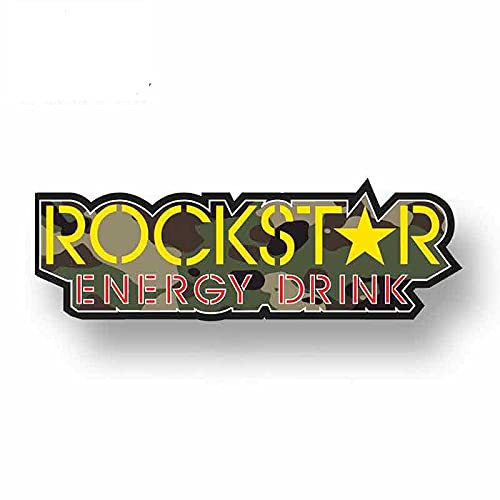 13 cm x 4,4 cm für Rockstar Energy Drink Logo Autoaufkleber Vinyl JDM Stoßstange Kofferraum