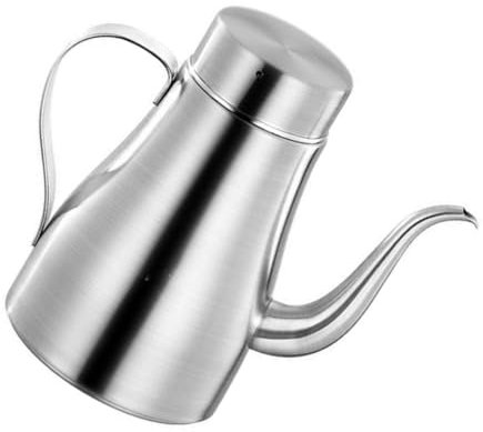 GLEAVI 18oz Bidon Huile Olive Acier Inoxydable De Distributeur De Vinaigrette Étanche Pot à Huile Avec Bec Verseur Pour Cuisson