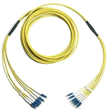HAIZHI Cable de conexión de Fibra óptica de 6 núcleos LC-LC, 1-50 m, monomodo(3m LC-LC)