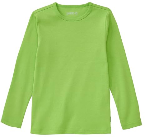 JAKO-O Kinder Baby Langarmshirt Feinripp Baumwollshirt | Weich, elastisch & hautfreundlich. Feines Ripp-Material, hoher Tragekomfort & ideal als Unterziehshirt oder Basic.