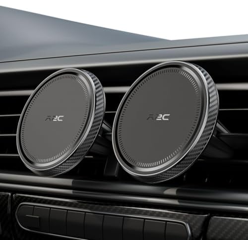 A2C Handyhalterung Auto Lüftung für Magsafe [17*N54 Magnet & Ultra-Stabiler] Universal Autohalterung Magnetische Handyhalterung für Lüftungsgitter Kfz Handyhalter für iPhone, Samsung & Magsafe Hülle