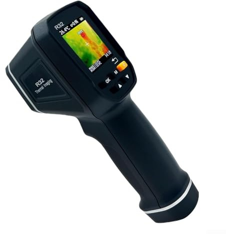Besshepplo Termocamera a infrarossi Handheld 32x32 Risoluzione da -30 °C a 500 °C Batteria integrata da 1000 mAh ricaricabile USB-C per manutenzione industriale e ispezione elettrica