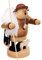 KWO Olbernhau 21512 Räuchermännchen Schäfer, 18 cm