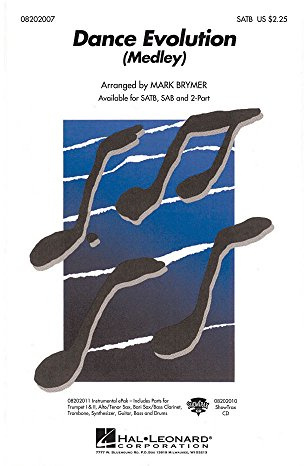 Hal Leonard Dance Evolution (Medley) SATB arranged by Mark Brymer