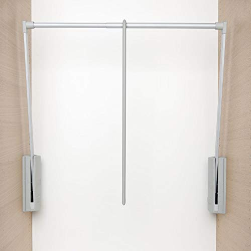 Servetto SE08MEGA0 Kleiderlift Junior, H 850,KB 600-1000mm, Tragkr.10KG, KS grau/FE sil.grau