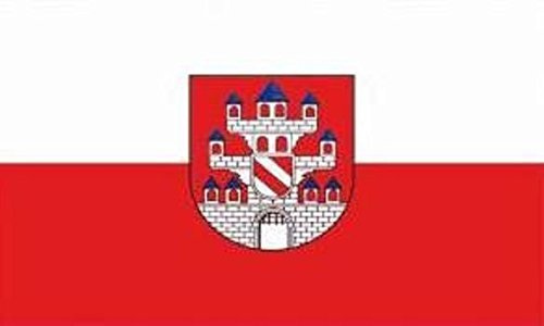 U24 Aufkleber Meerane Flagge Fahne 8 x 5 cm Autoaufkleber Sticker