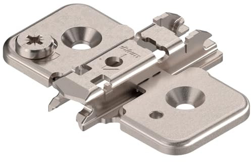 Blum Nickel-Plated Steel Clip Top Frameless Cam-mounting Plate (Pack of 5)