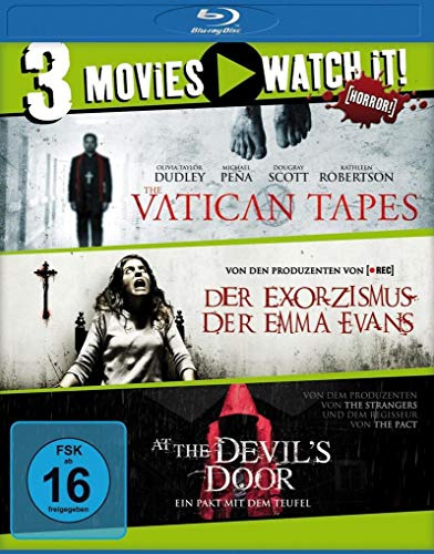 Der Exorzismus der Emma Evans/The Vatican Tapes/At the Devil's Door (3 BRs) [Blu-ray]