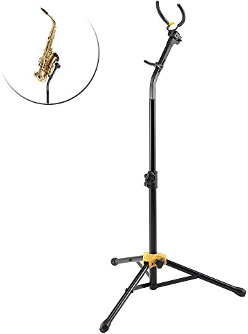 Hercules Altsaxständer/Tenorsaxständer, AGS, faltbar, Höhe 92,5-132,5cm