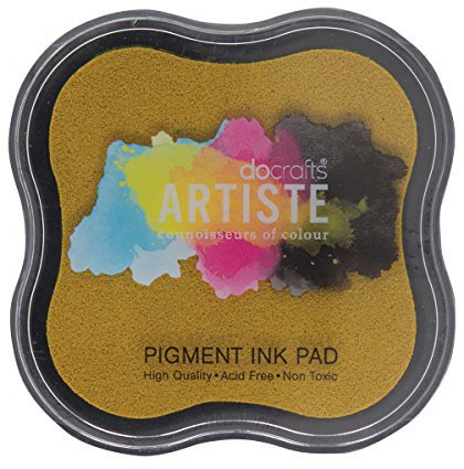 Artiste Pigment-Stempelkissen dunkel Gelb