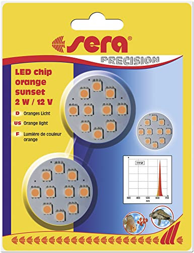 sera LED chip orange sunset - Reines orangefarbenes Licht als Akzent- und nächtliches Beobachtungslicht.