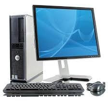 POSTAZIONE INFORMATICA COMPLETA PC COMPUTER USATO+MONITOR RICONDIZIONATO - DUAL CORE 2 GB RAM HDD 160 GB