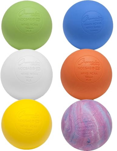 Champion Sports Lacrosse Balls-Pack of 6